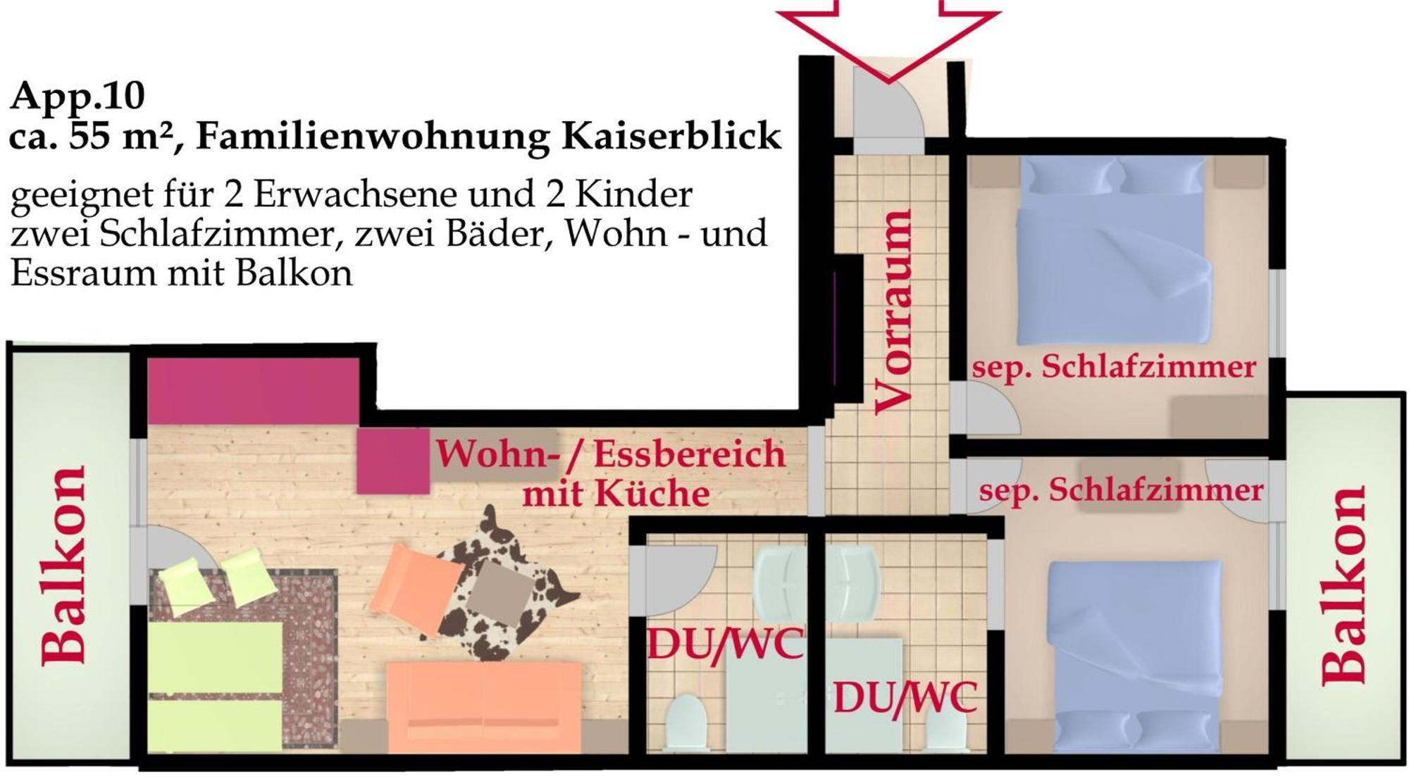 Kaiserapart Ellmau Zentrum Eksteriør bilde